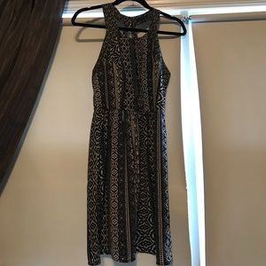 American eagle black and white dress