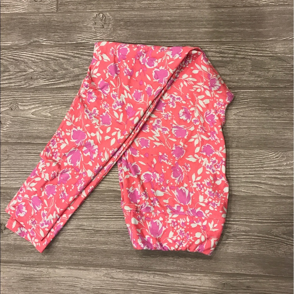 Lularoe Floral Print Leggings