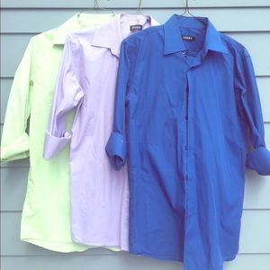COMBO PACK: 3 Medium men's dress shirts