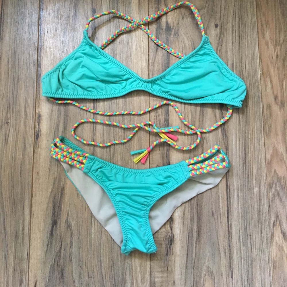 Odina surf green set xs/s