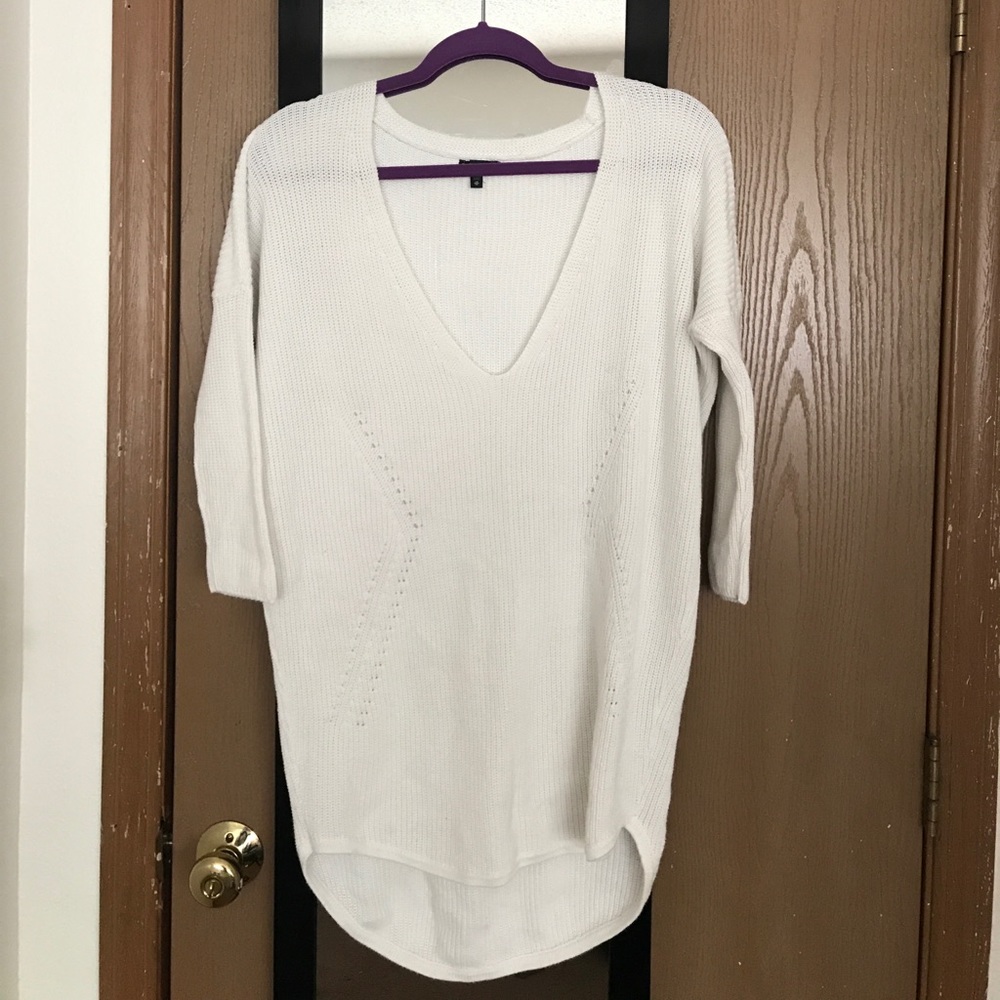 Express low-cut sweater.