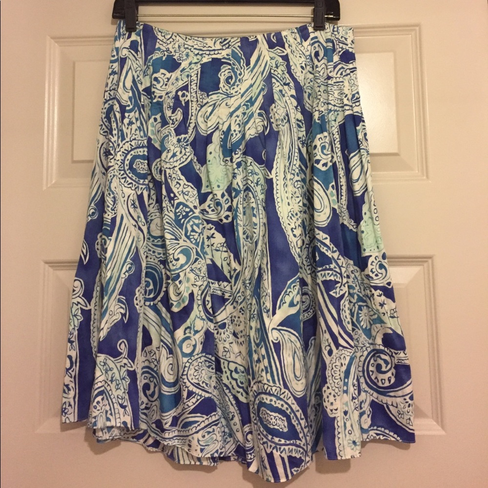 Ralph Lauren pleated midi skirt, size 4