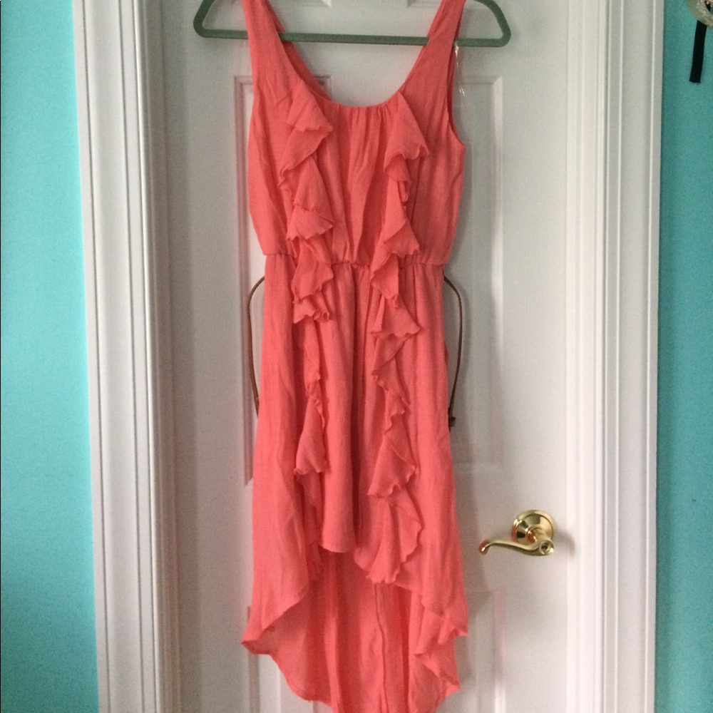 Lilly Rose peach High Low Dress Size XS