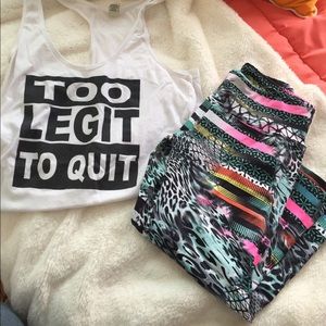 Bundle workout clothes