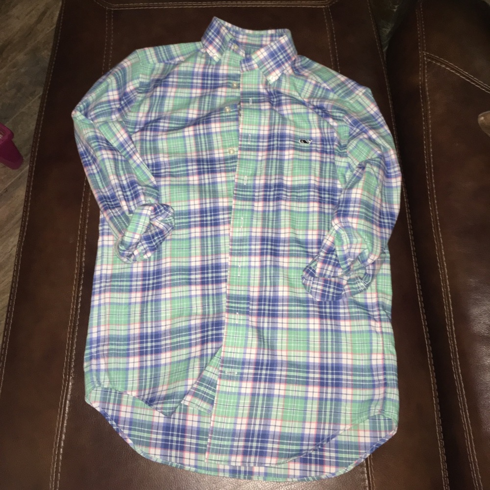 Pastel Plaid button up