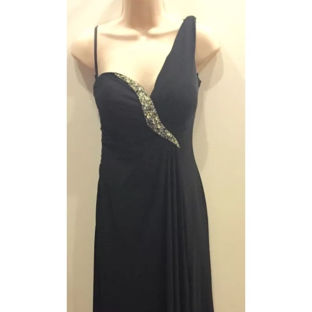 STUNNING EVENING GOWN DRESS CUSTOM MADE SIZE4 !!!!