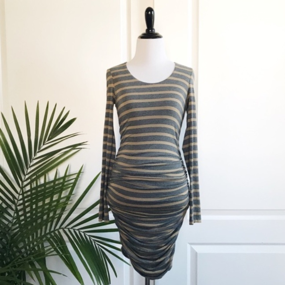 Torn by Ronny Kobo striped dress