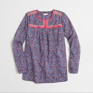 Jcrew Paisley Print Shirt Small