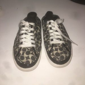 COACH brand tennis shoes, gently worn!
