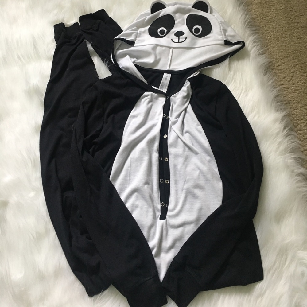Panda bear onesie