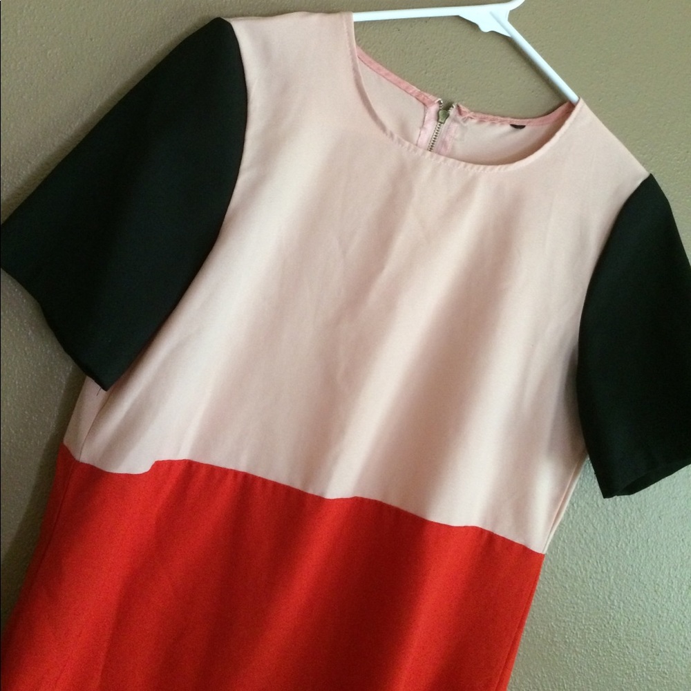 Color Block Shift Dress/Shirt