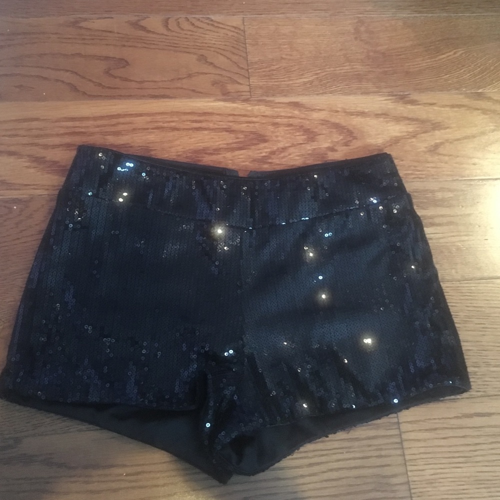 Black sparkly Forever 21 shorts