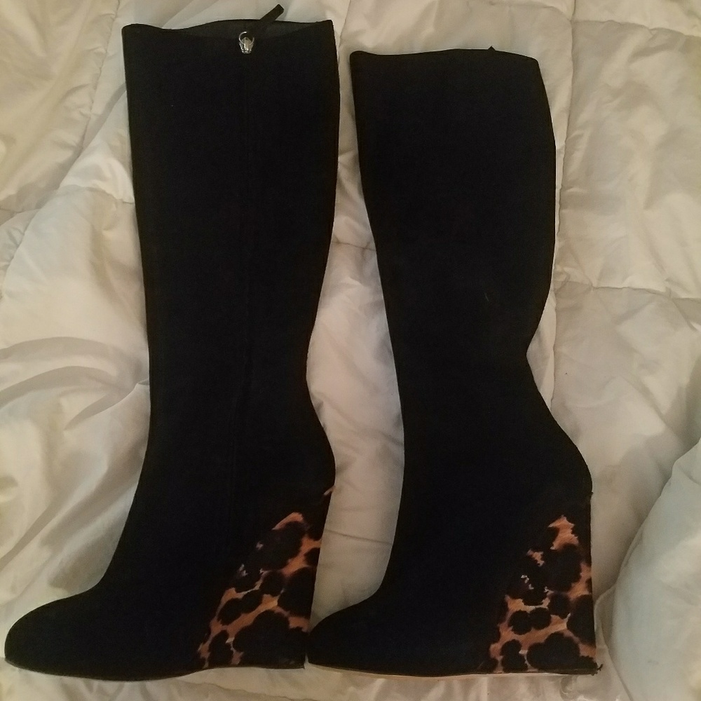 Giuseppe Zanotti wedge boots.