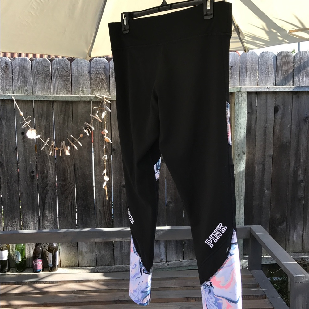 Victoria's Secret reversible black workout pants