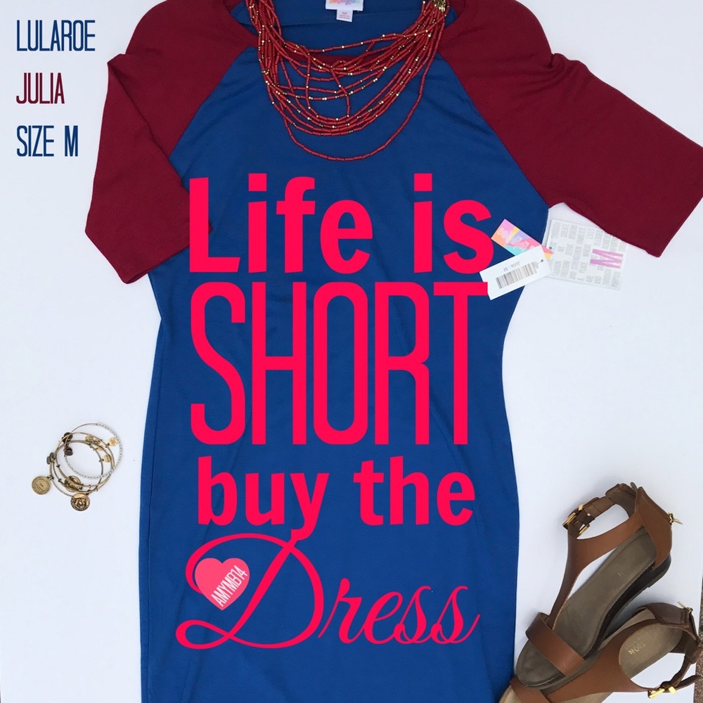 !SOLD! NWT LULAROE JULIA DRESS SIZE MEDIUM