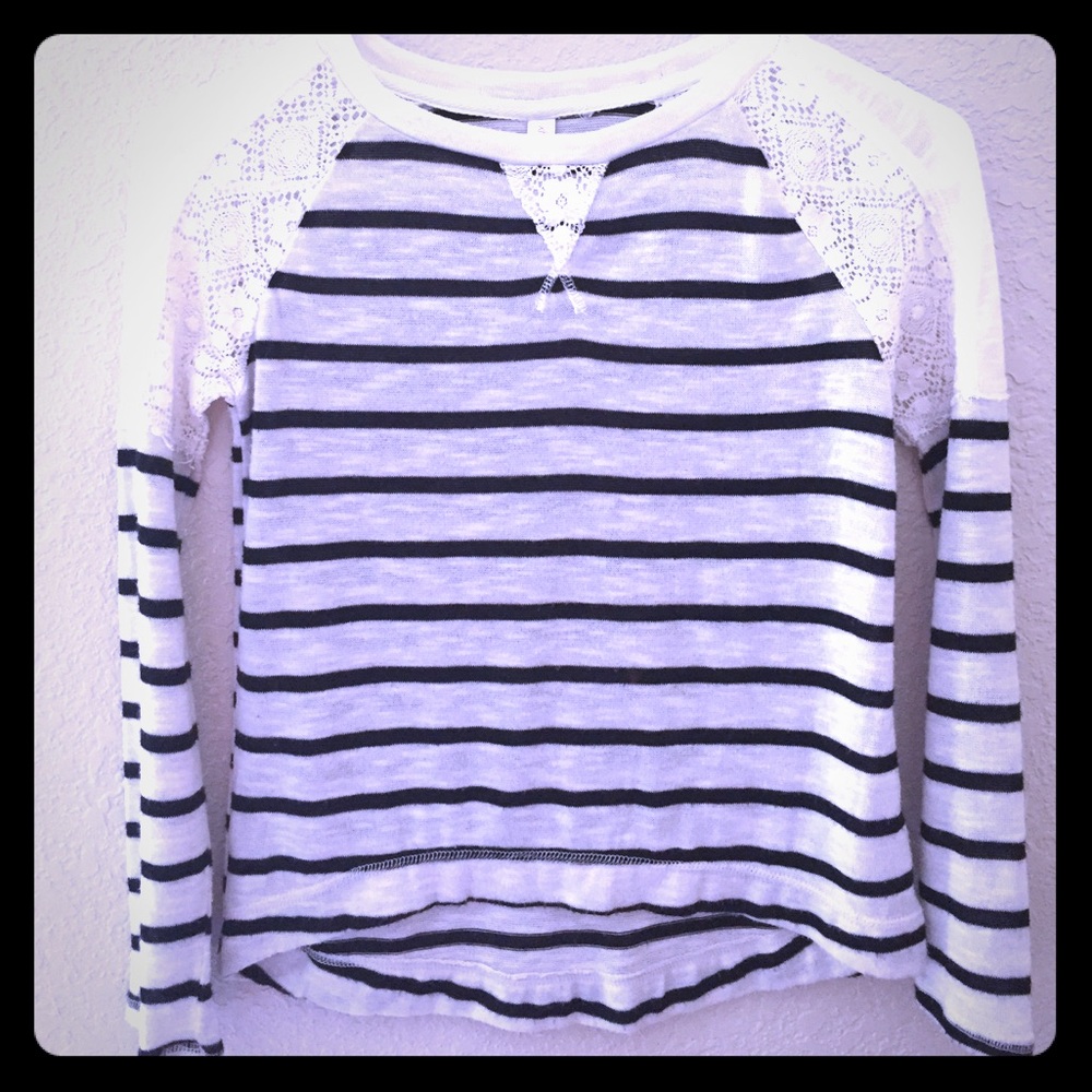 Target xhilaration girl's light laced sweater