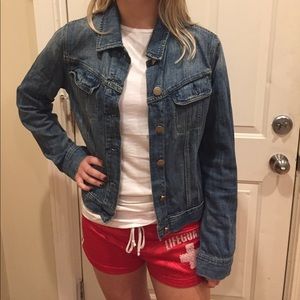 Jcrew lightly worn denim jacket