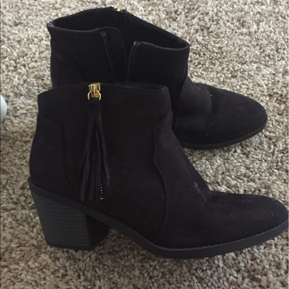 Black booties