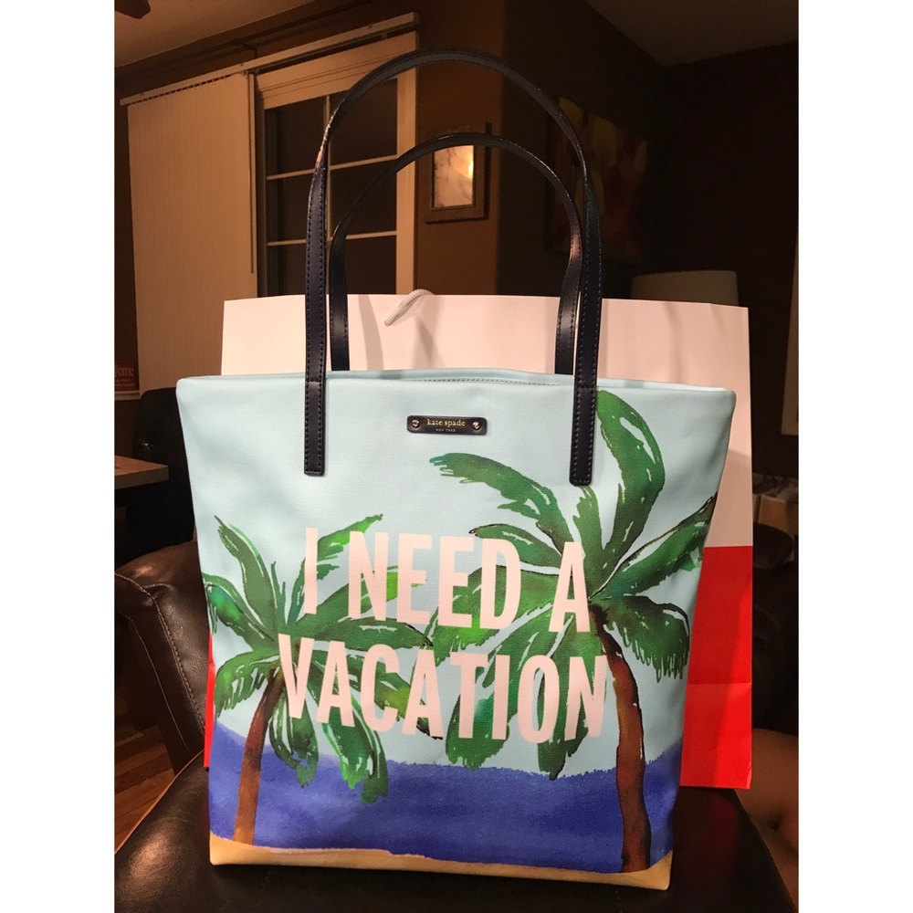 Kate Spade I Need A Vacation Tote