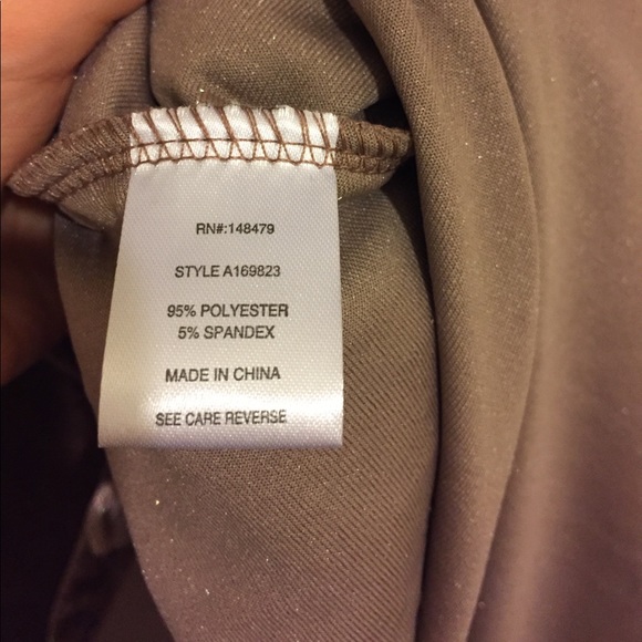 Brown velvet tunic dress with pockets size S, NWT - Picture 4 of 5