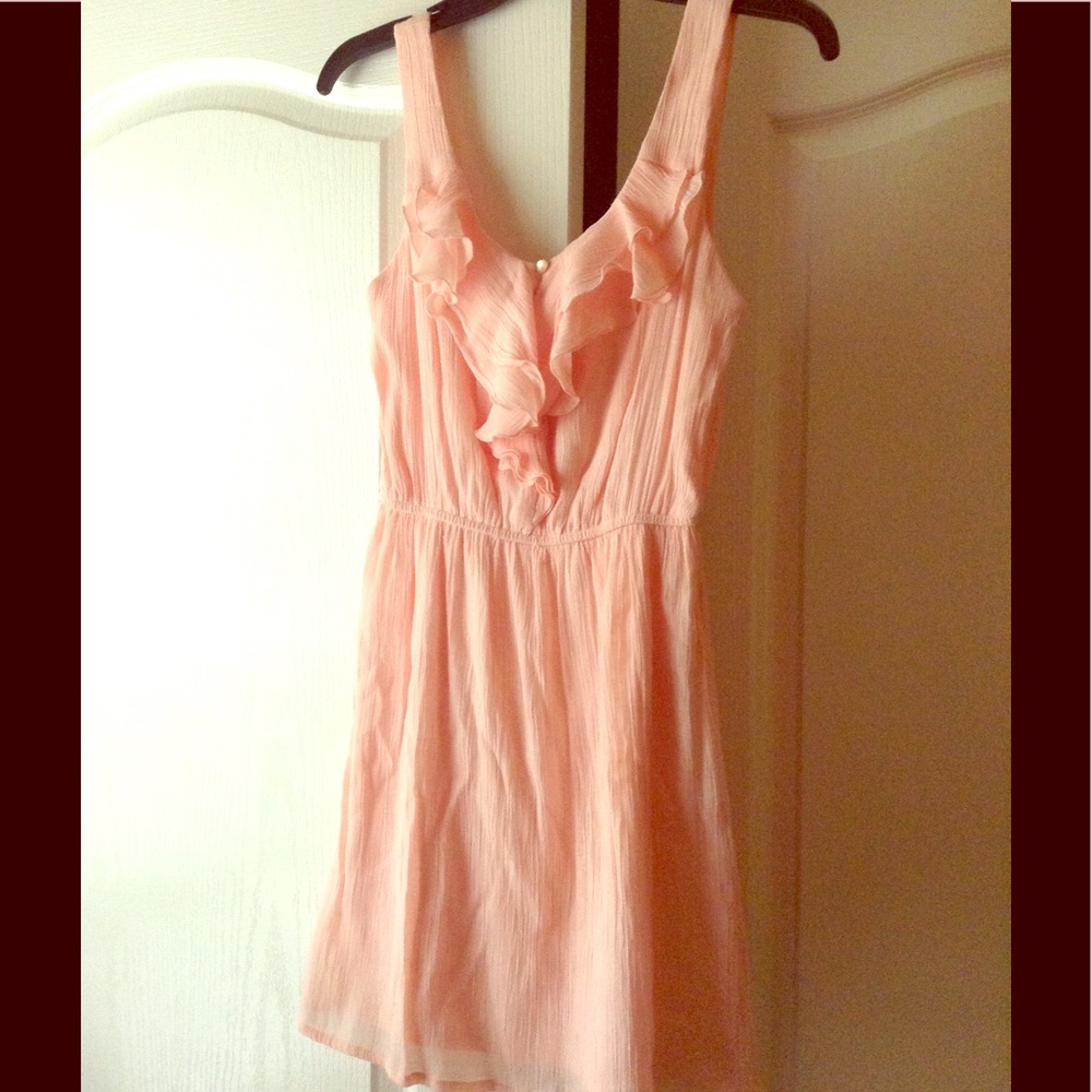 Light Pink Ruffle Dress