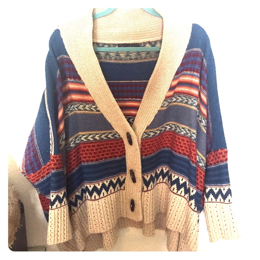 Oversized Comfy Knit Poncho
