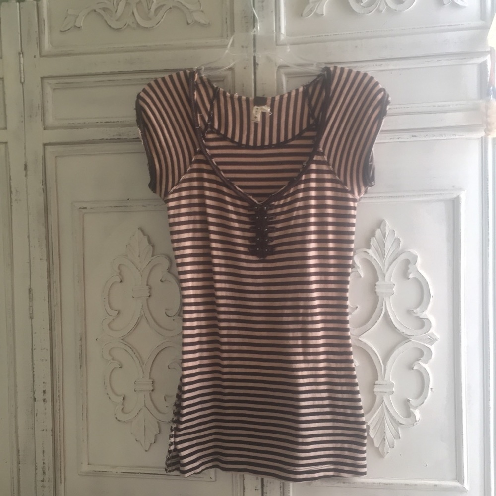 🐅Free People Stripped Top🐅