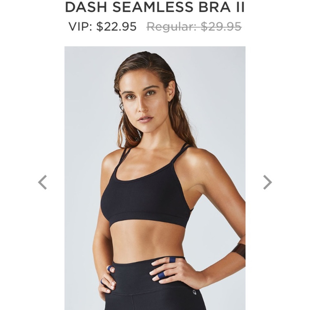 Fabletics Black Sports Bra
