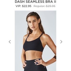 Fabletics Black Sports Bra