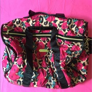🚨SALE🚨Betsey Johnson Floral Leopard Duffle Bag