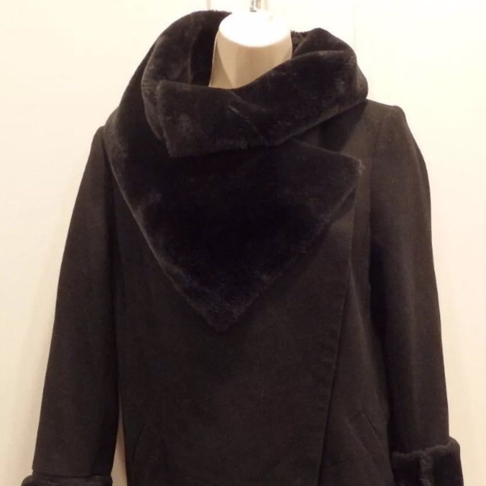 BARNEYS NEW YORK BLACK BLAZER COAT BLACK SIZE S