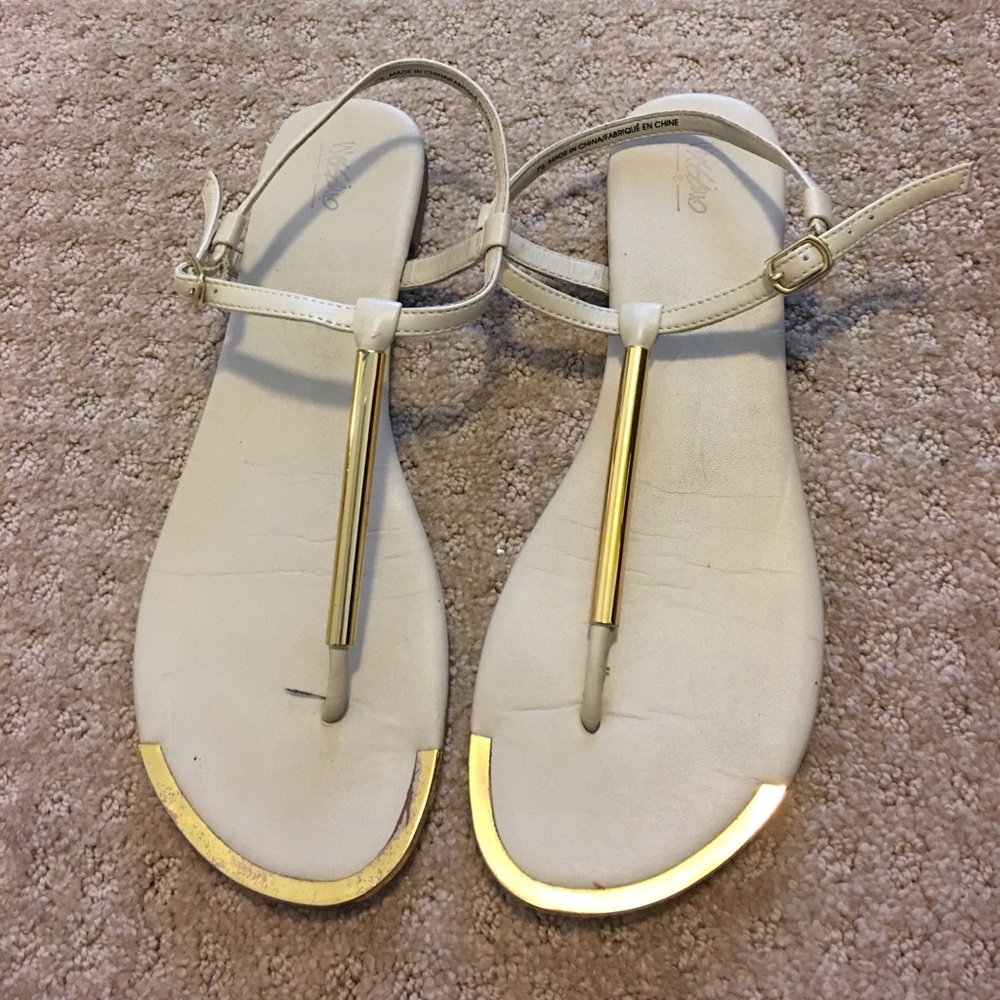 Mossimo off white sandal