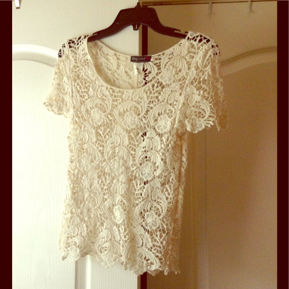 Ivory Lace Top