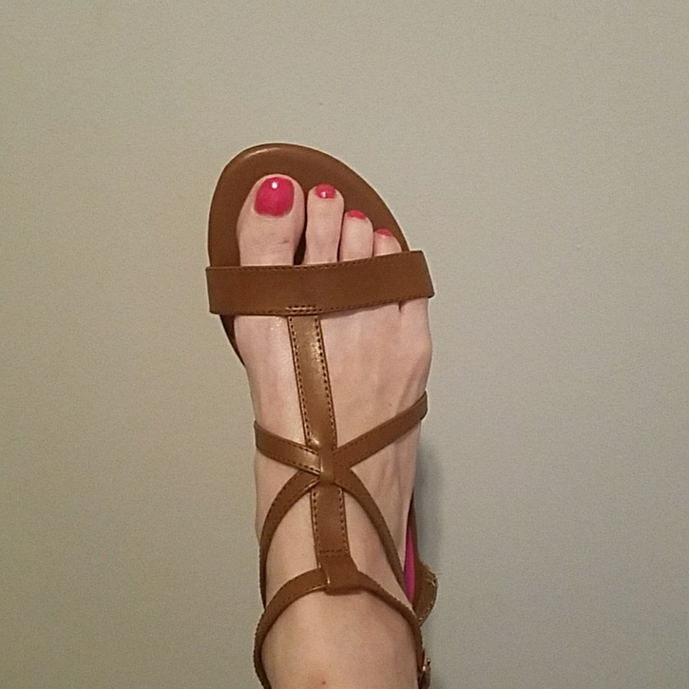 Sandles Brown Size 4 Girls NwoT