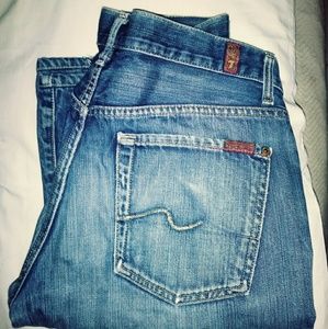SEVEN 7 FOR ALL MANKIND BLUE JEANS