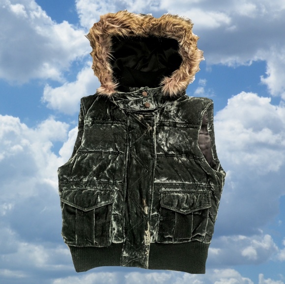 Old Navy Jackets & Blazers - Velvet Puffer Vest