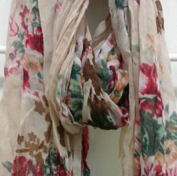 Accessories - Floral Scarf