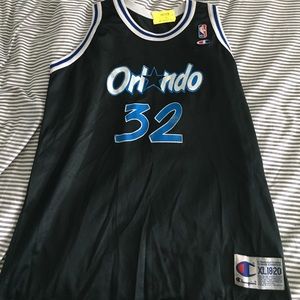 Vintage Champion Shaquille O'Neal Magic Jersey