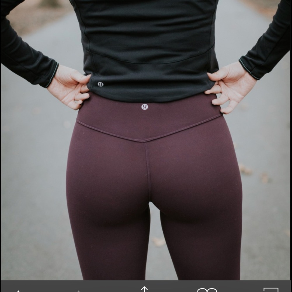 Lululemon Align Black Cherry