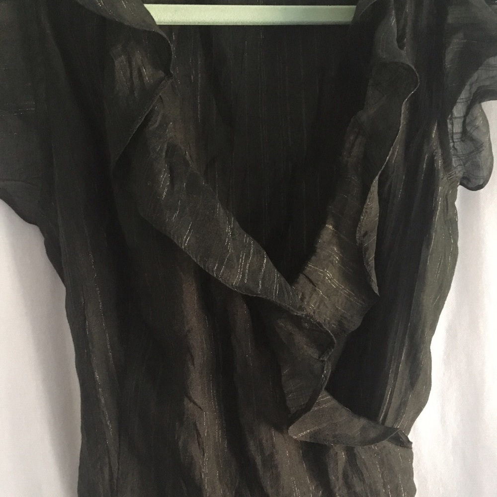 Ruffle Wrap Dress - Picture 2 of 4