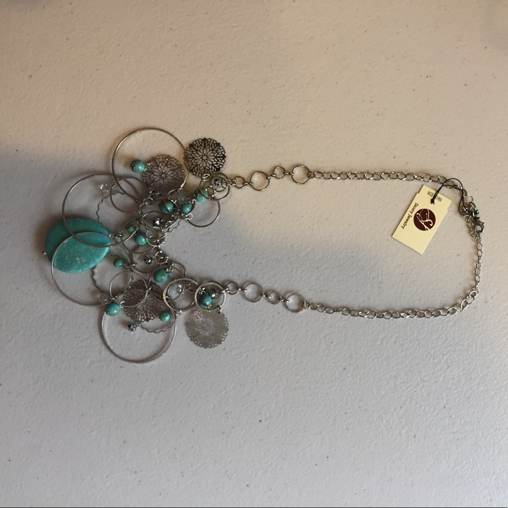 Stony Jewelry silver and turquoise Necklace