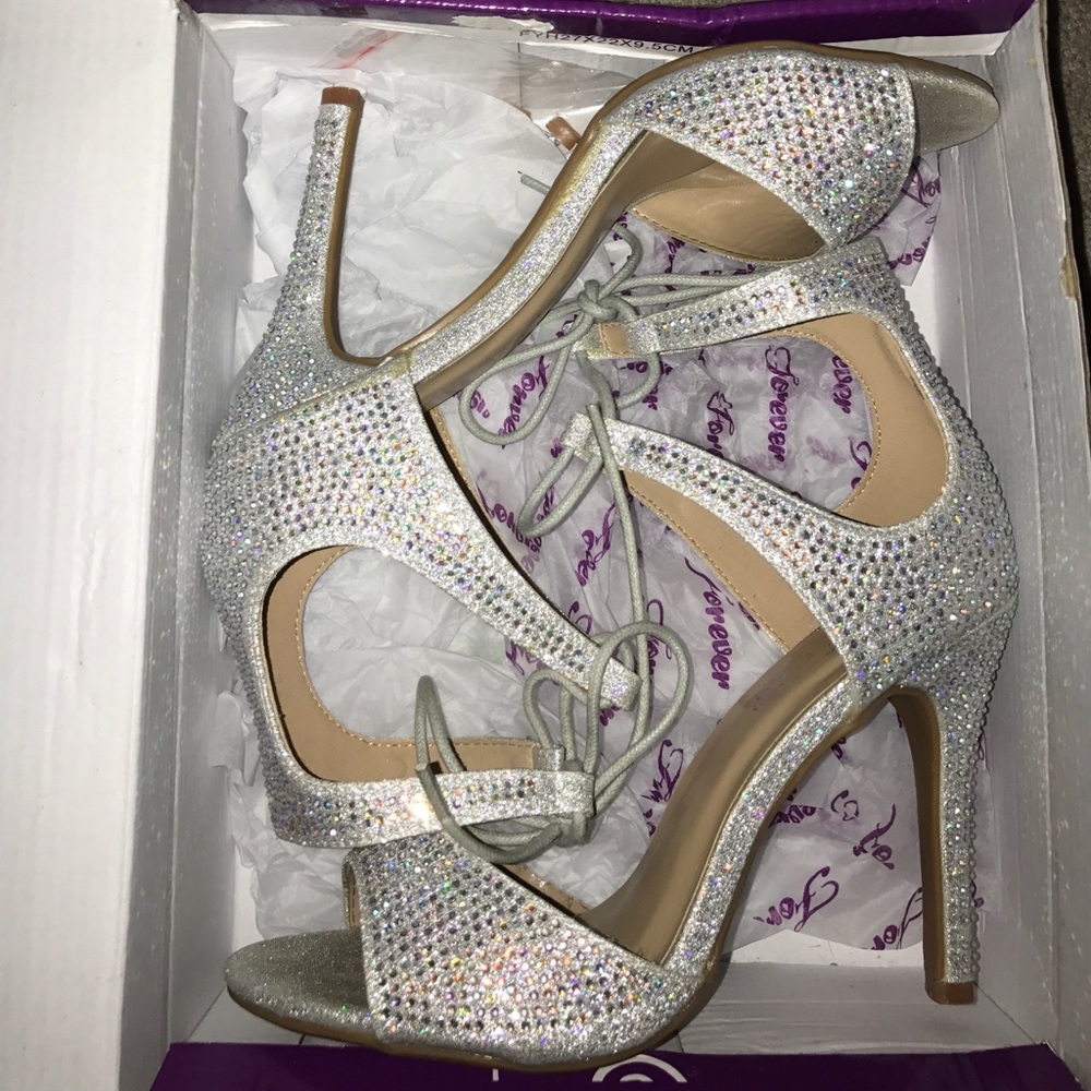 Rhinestone Heels