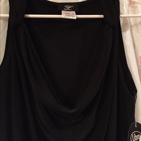 Libra Black sleeveless top L - Picture 2 of 3