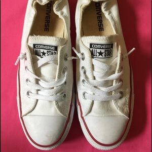White Converse Chuck Taylor Sneaker women's size 8