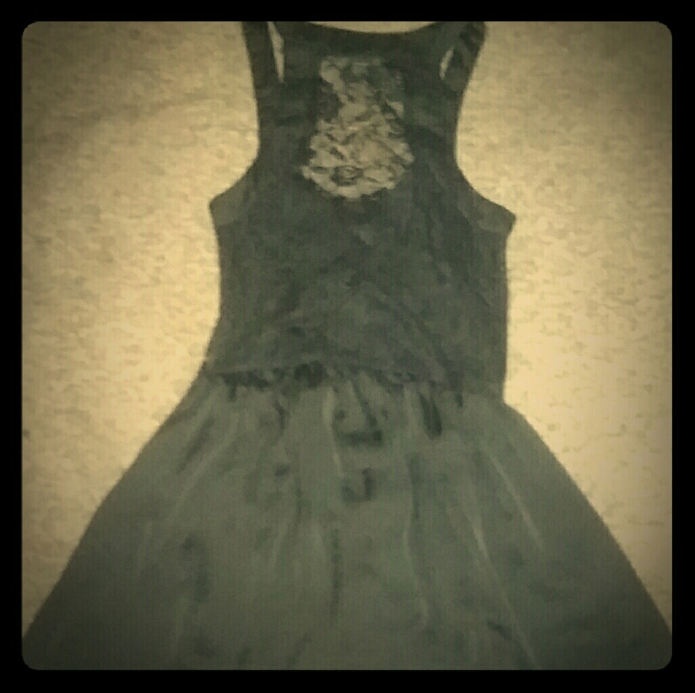 Black lace dress