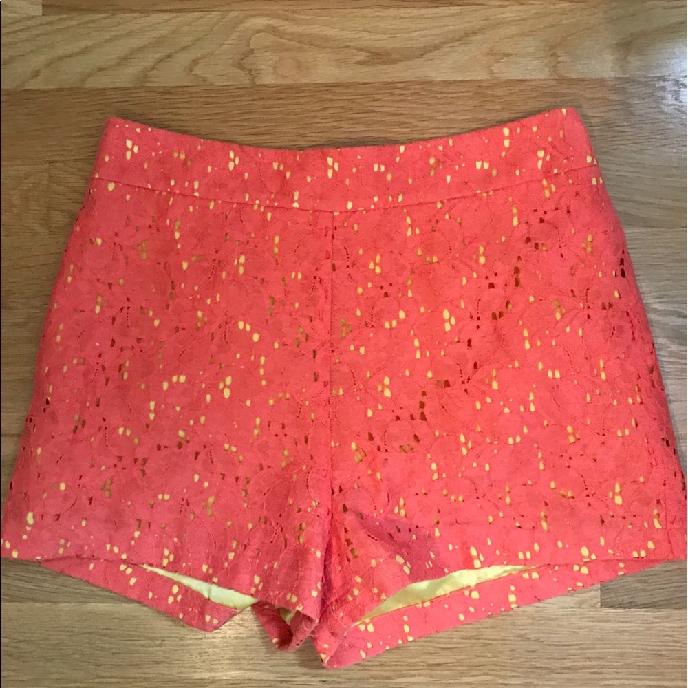 Coral shorts