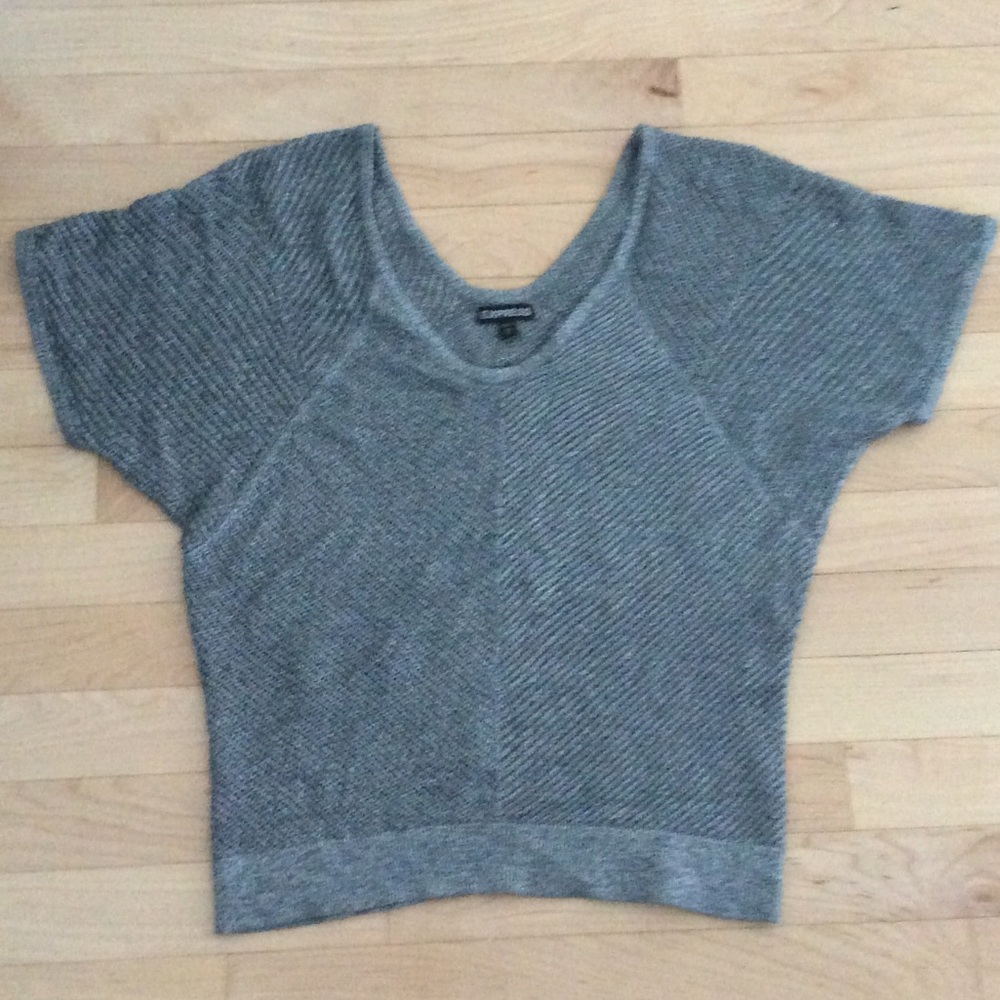 Sparkly gray sweater