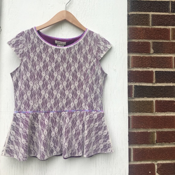 Matilda Jane Pippenger Peplum Top - Picture 1 of 3