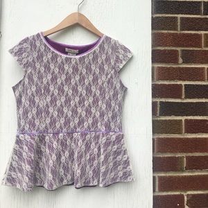 Matilda Jane Pippenger Peplum Top