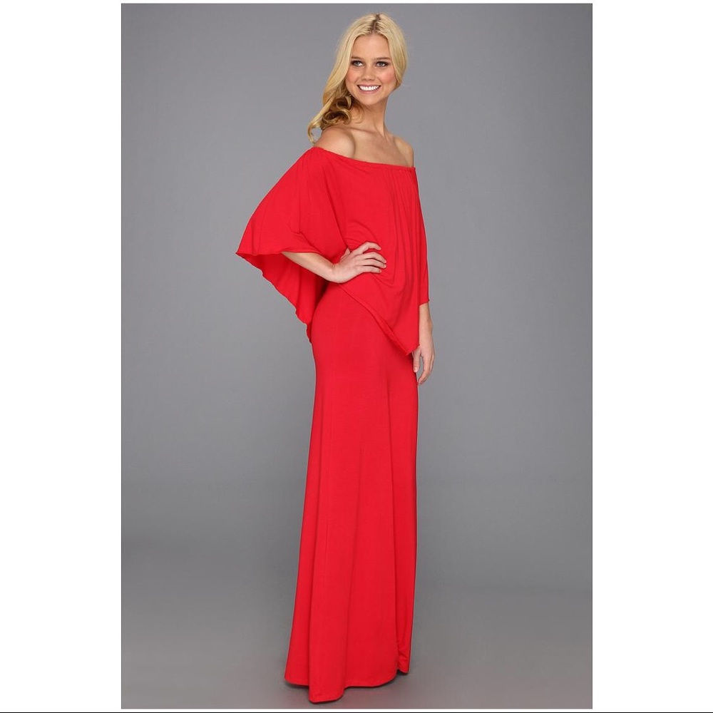 Culture Phit Red Ayden Maxi Dress